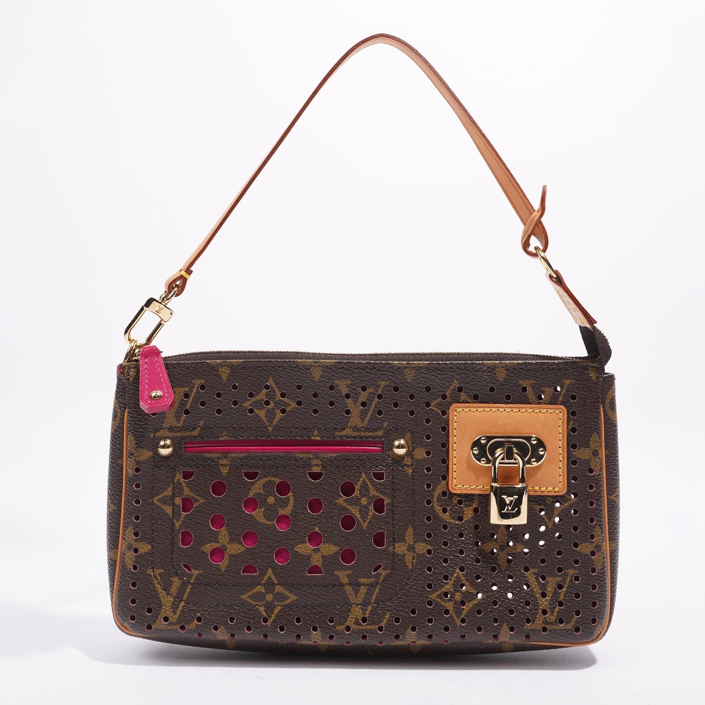 Louis Vuitton Monogram Perforated Pochette Accessoires Monogram Canvas Clutch