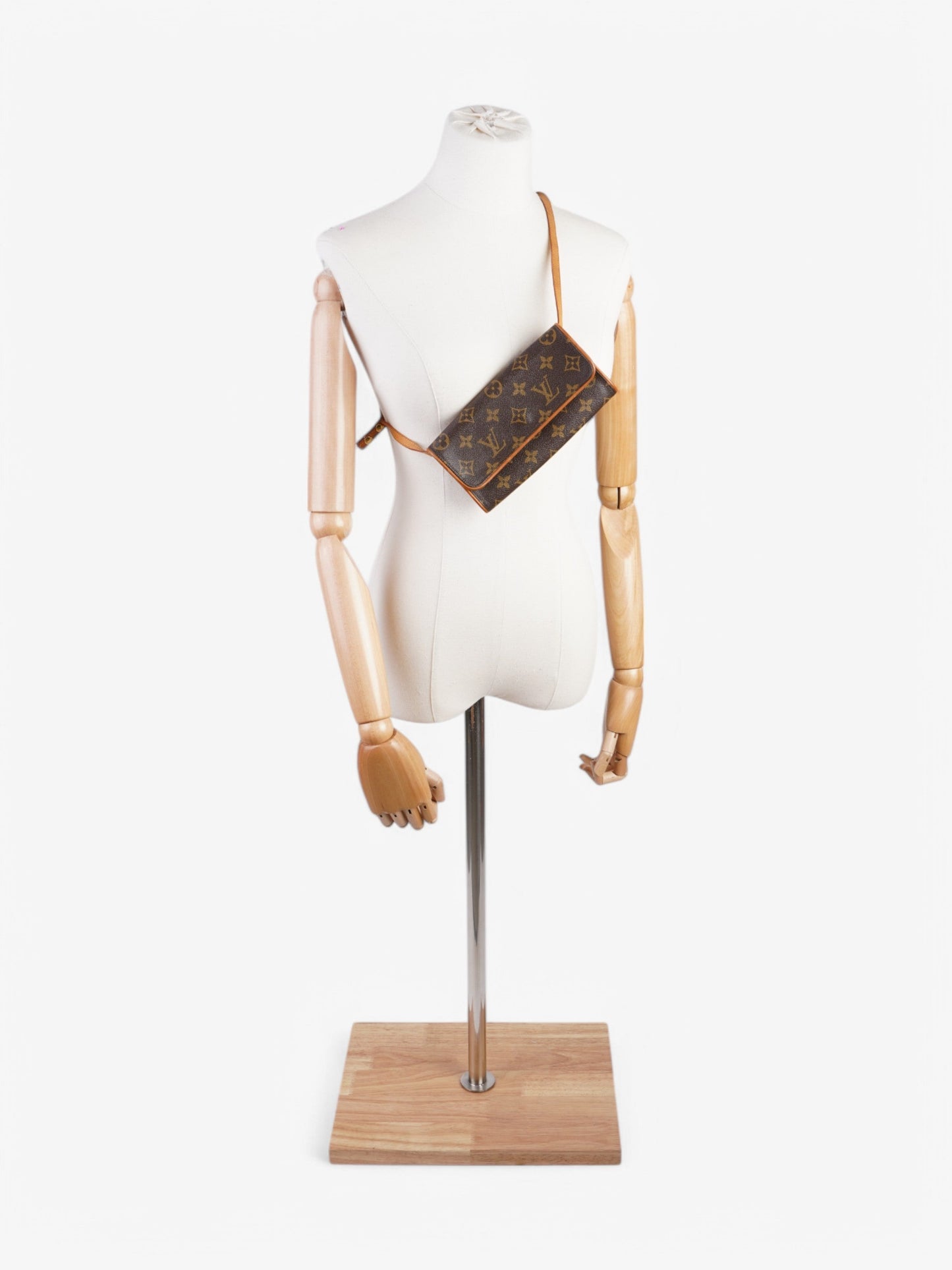 Louis Vuitton Twin Pochette Monogram Coated Canvas PM