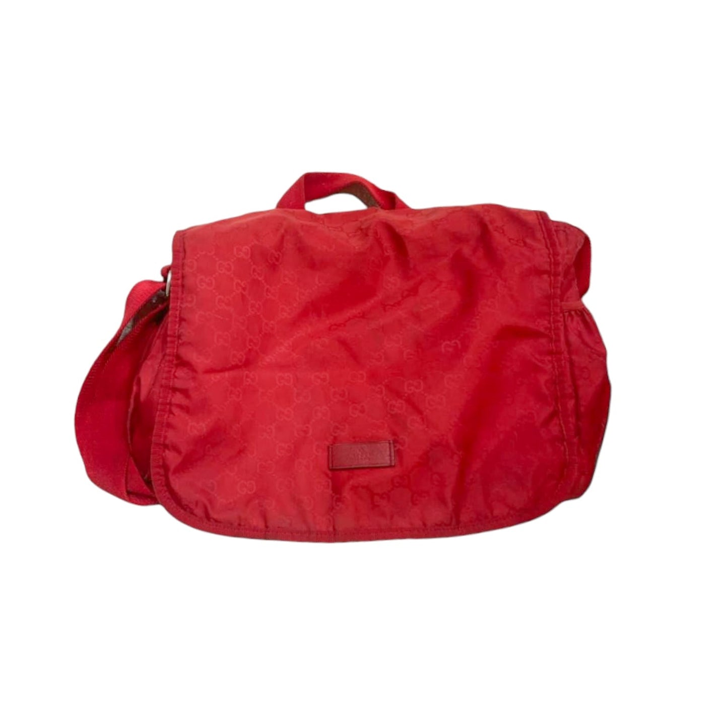 Gucci Nylon Leather Shoulder Bag