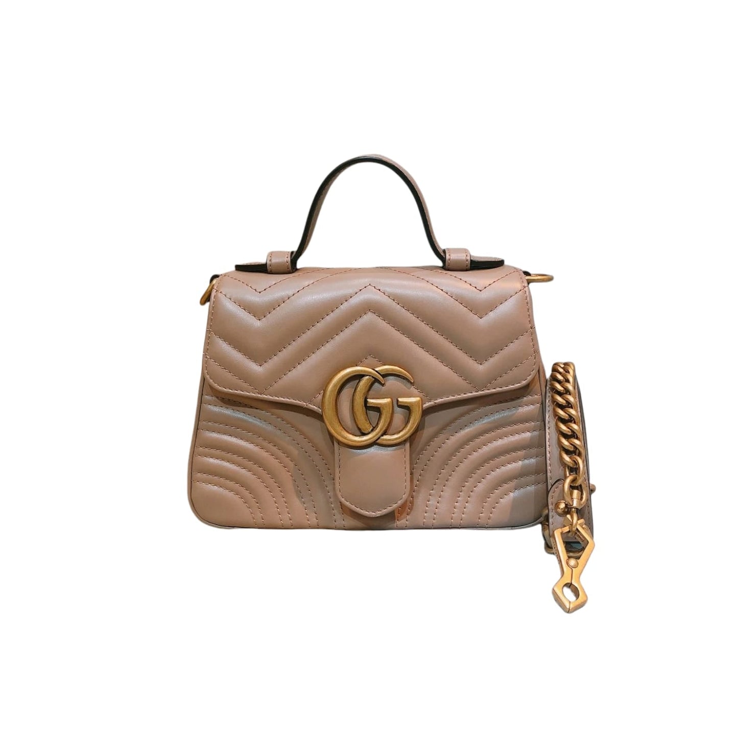 Gucci Chain Leather Shoulder Bag