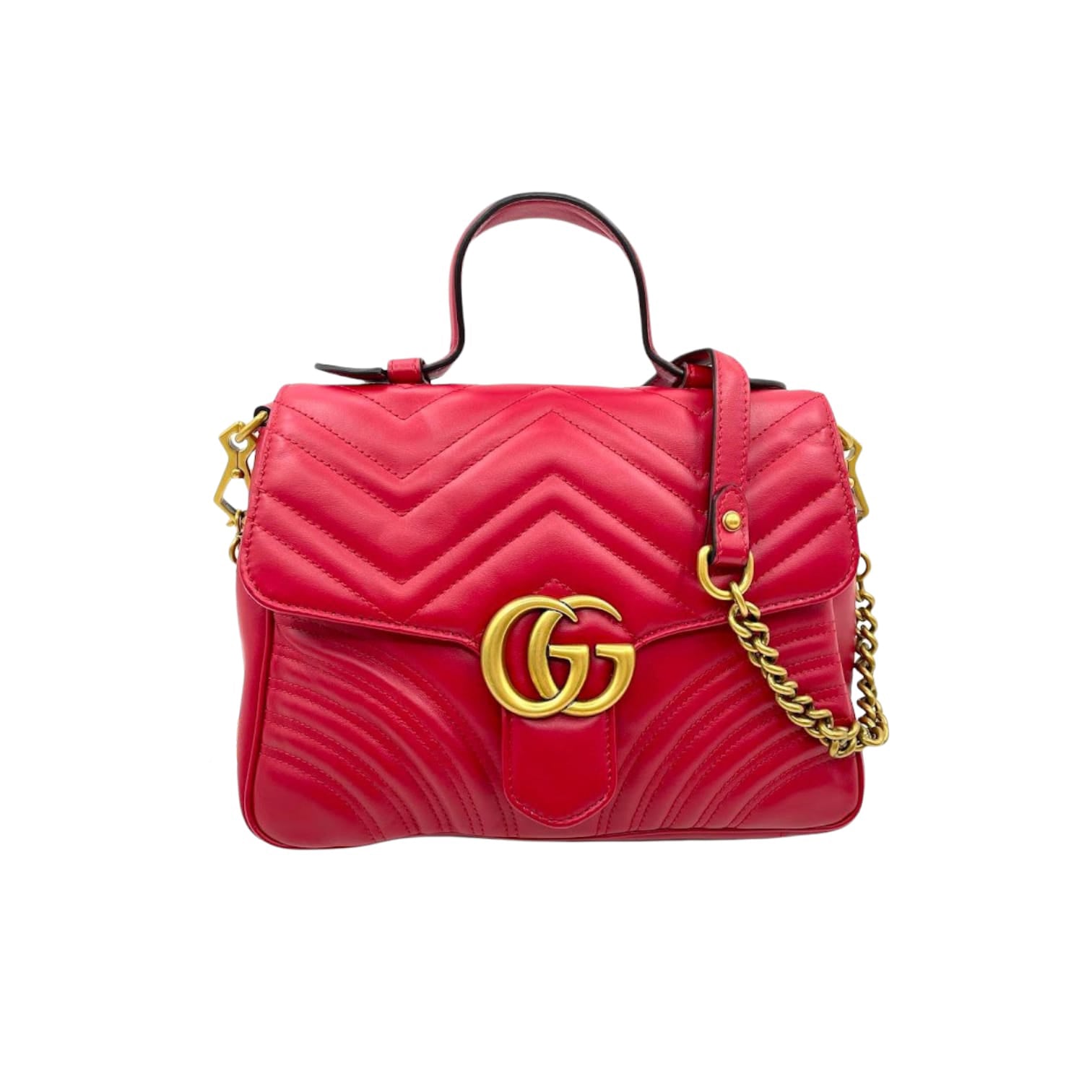 Gucci Leather Top Handle Shoulder Bag