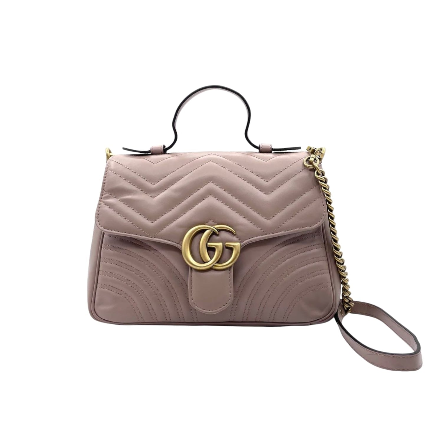 Gucci Leather Top Handle Shoulder Bag