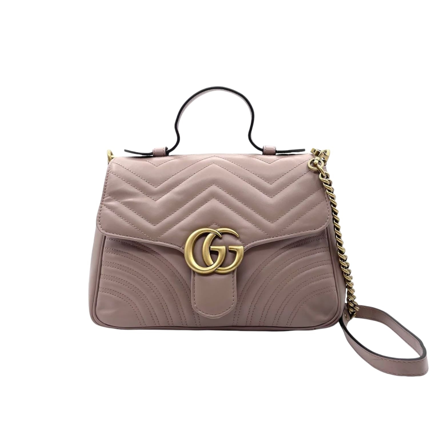 Gucci Leather Top Handle Shoulder Bag