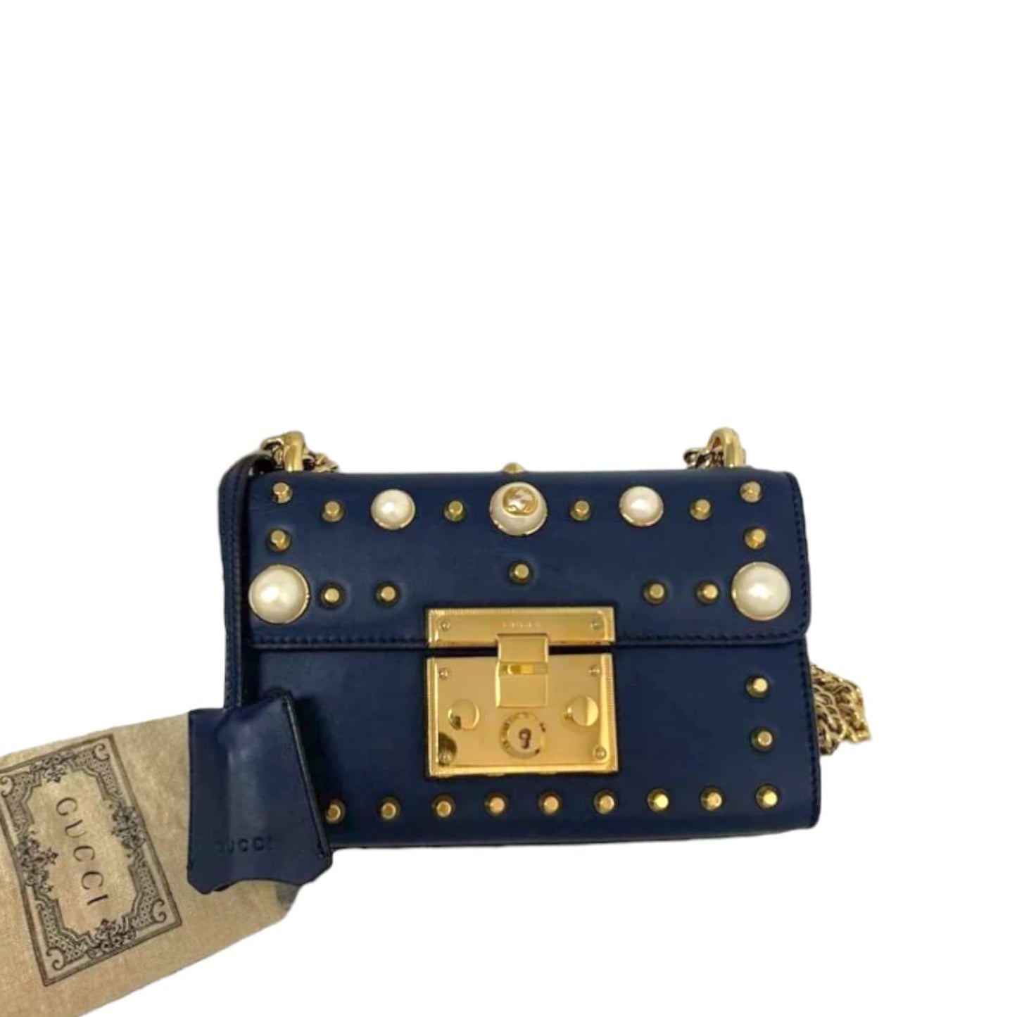 Gucci Chain Leather Crossbody