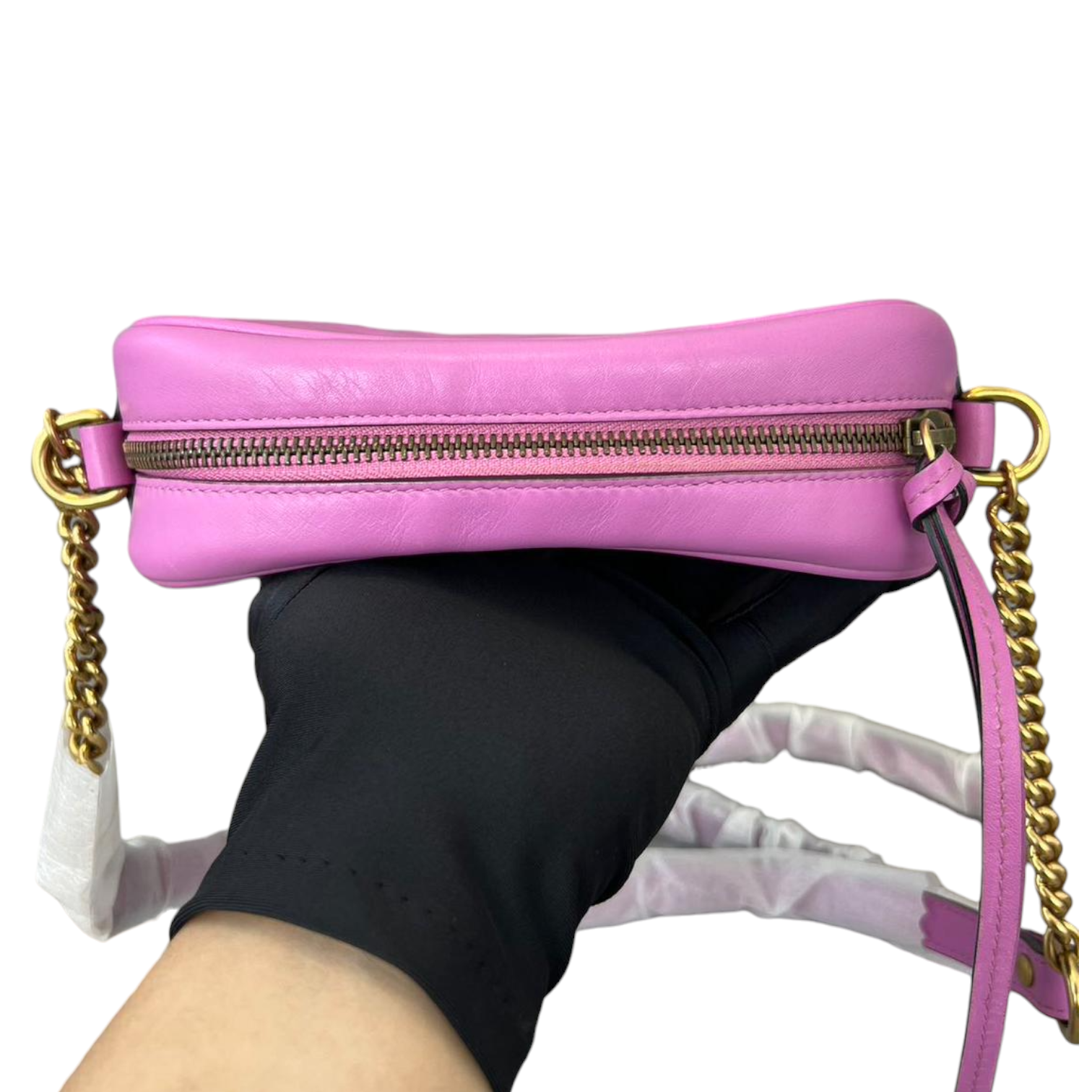 Gucci Chain Leather Crossbody