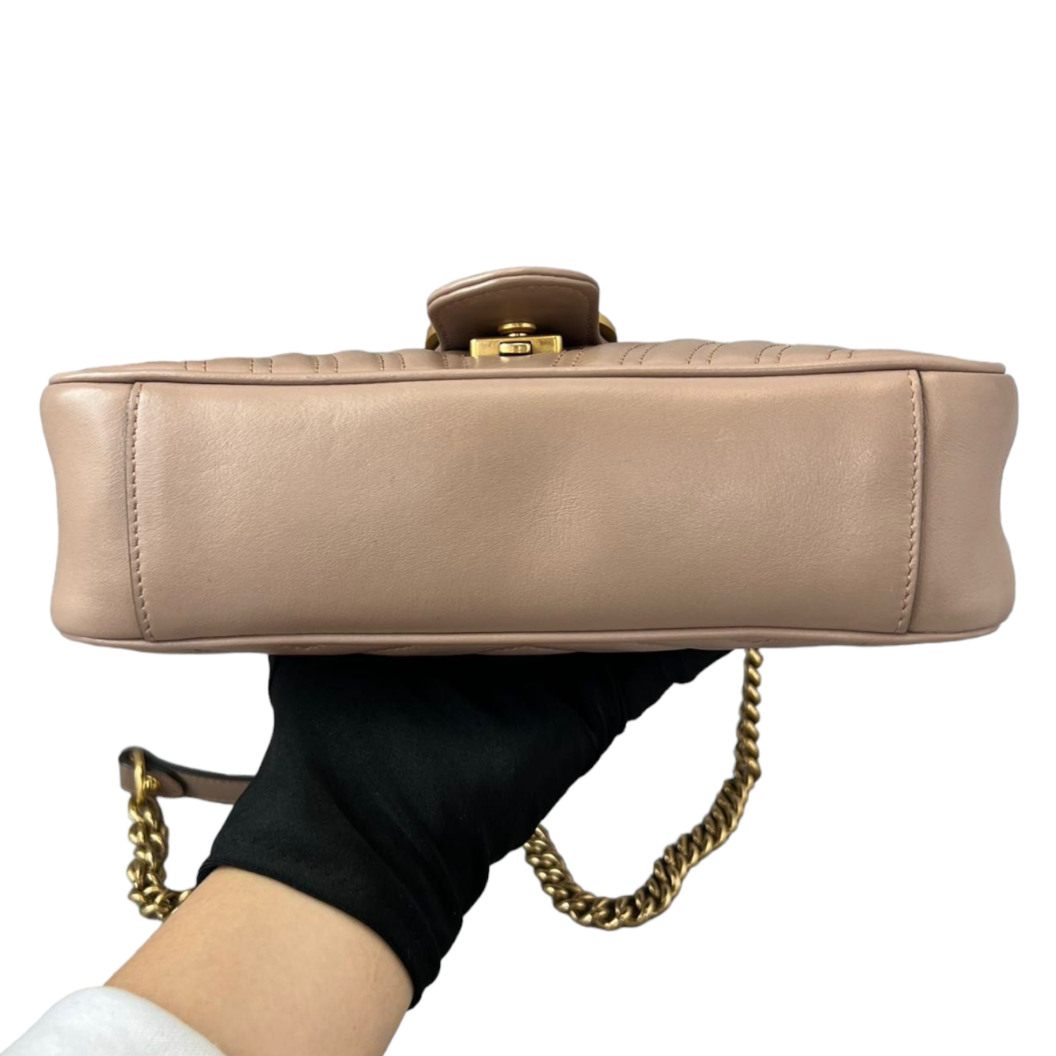 Gucci Chain Leather Shoulder Bag
