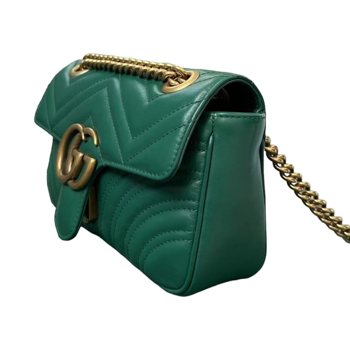 Gucci Chain Leather Shoulder Bag