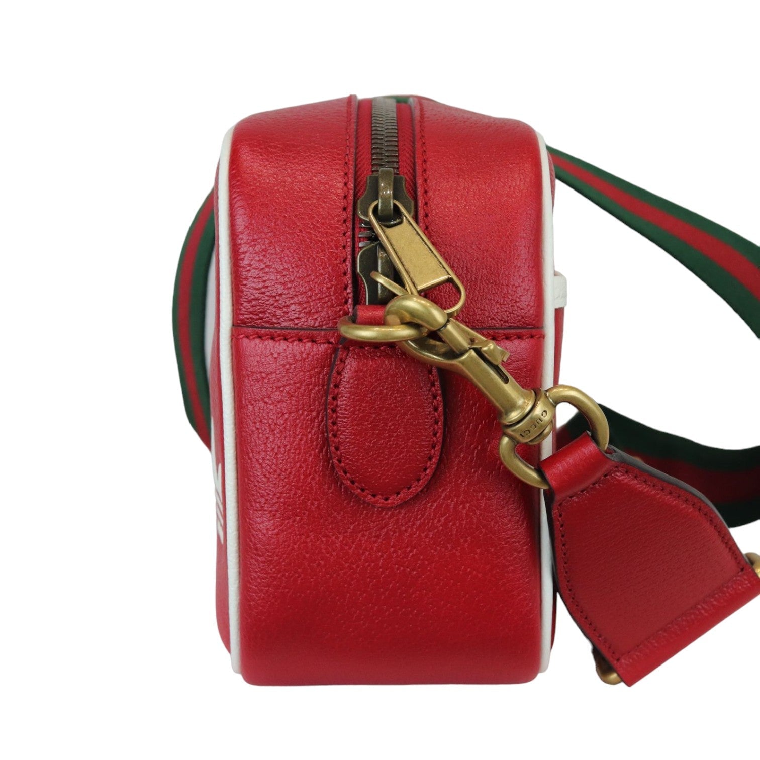 Gucci Monogram Leather Canvas Shoulder Bag