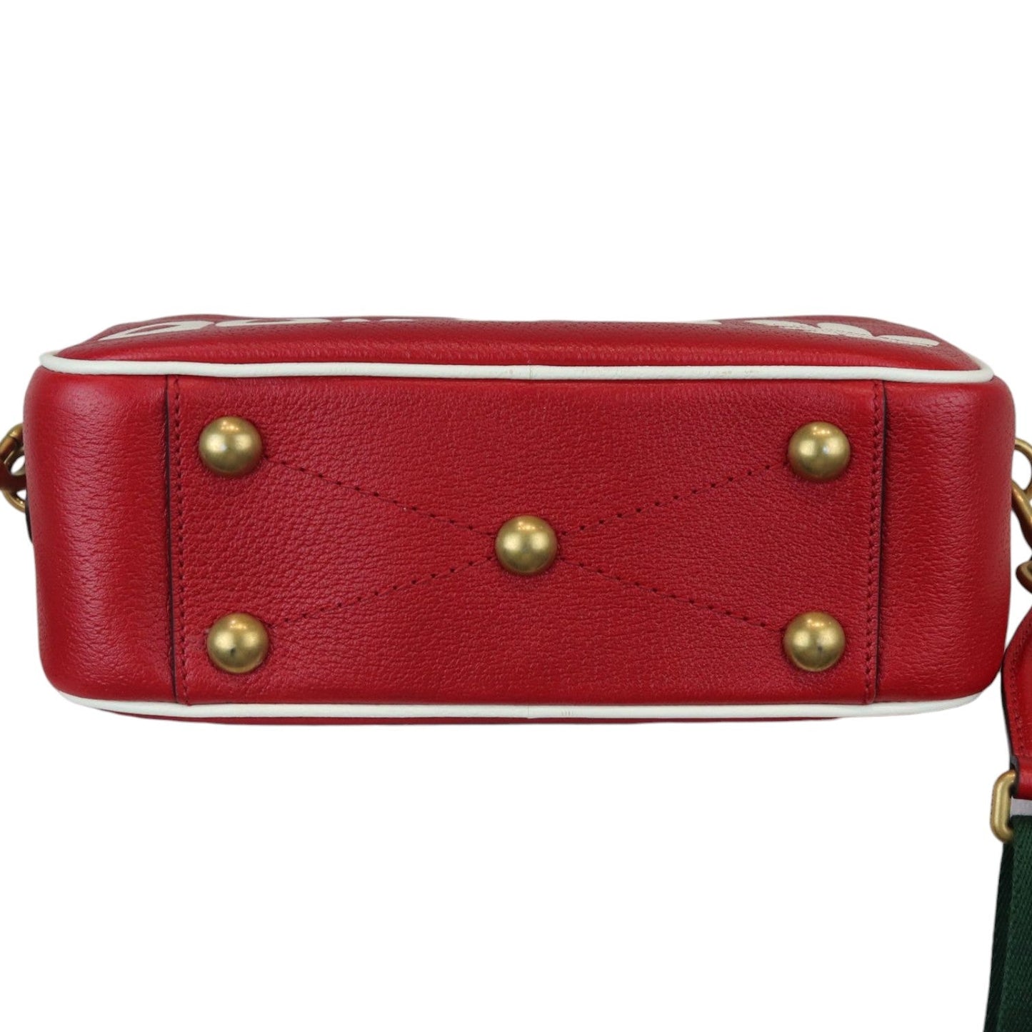 Gucci Monogram Leather Canvas Shoulder Bag