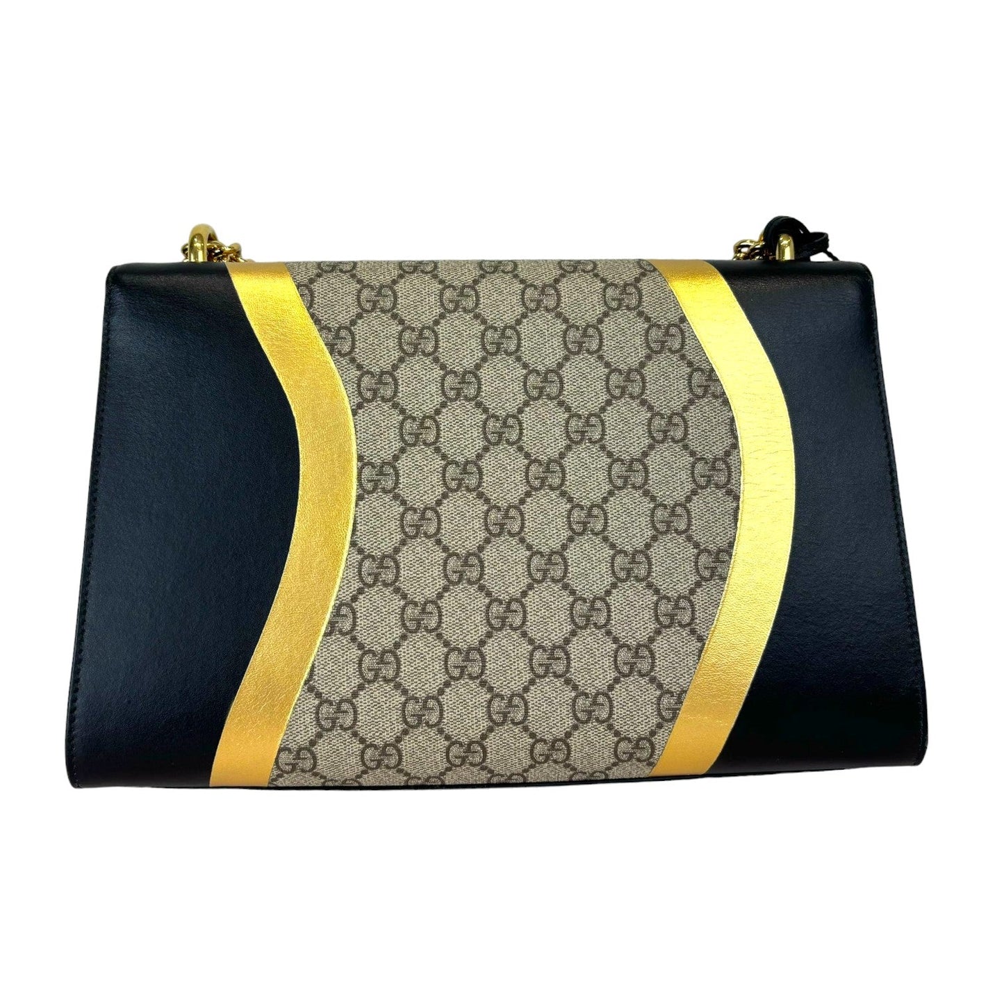 Gucci Monogram Chain Leather Shoulder Bag