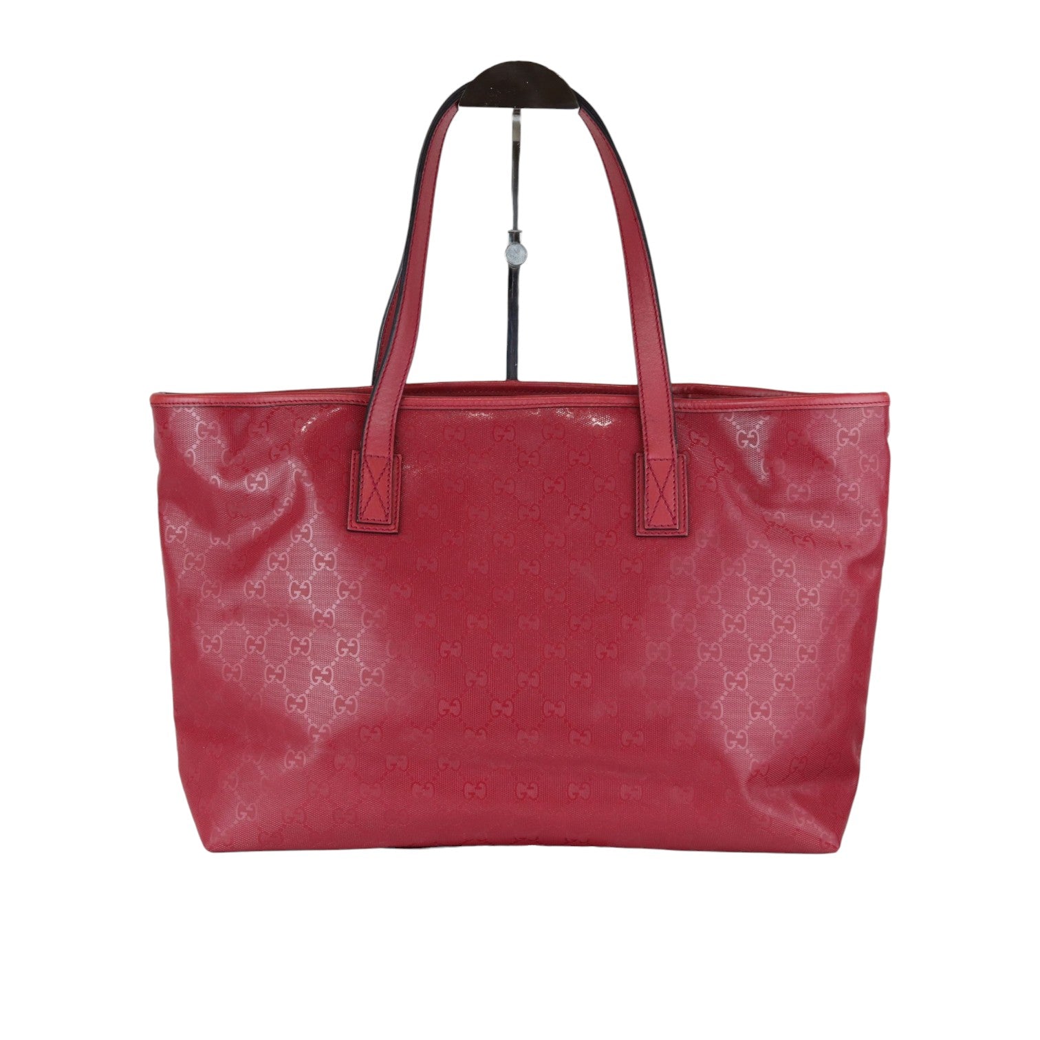 Gucci Monogram Leather Canvas Tote