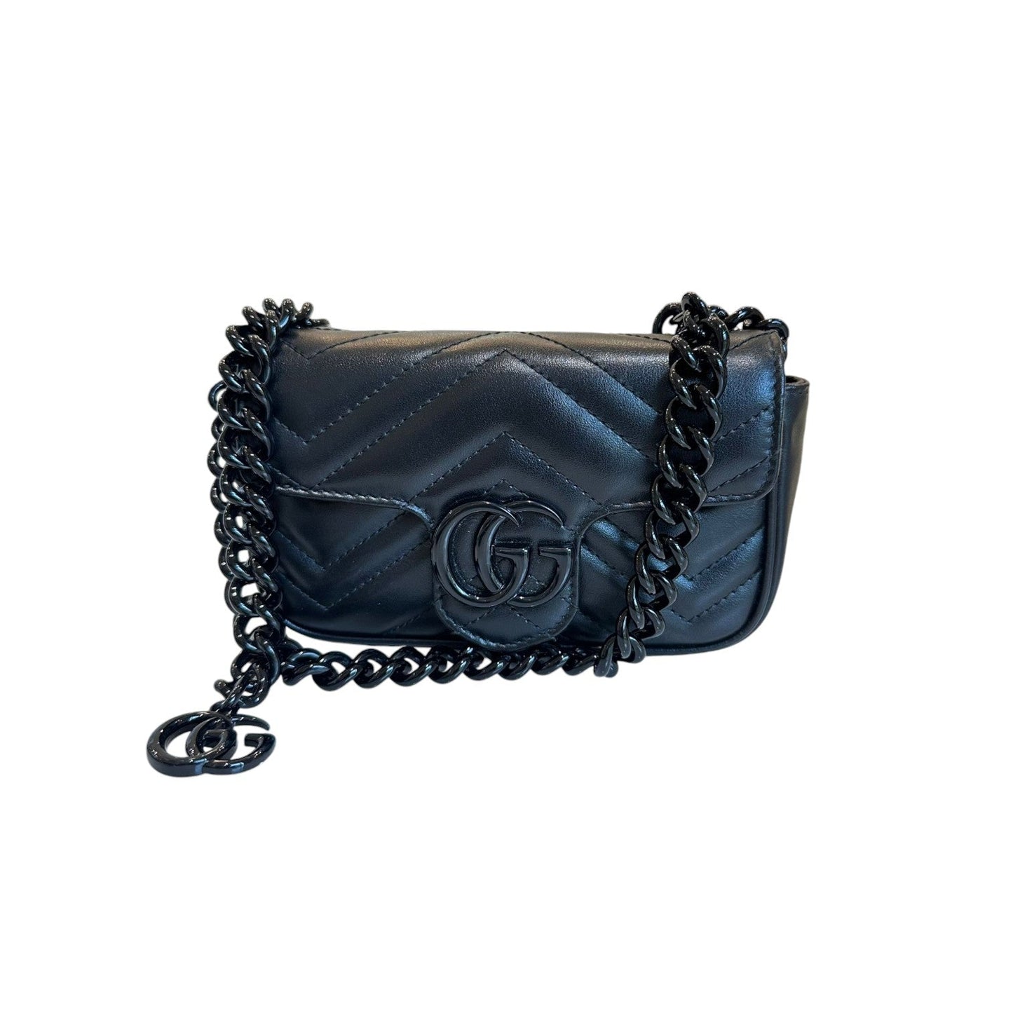 Gucci Chain Leather Shoulder Bag