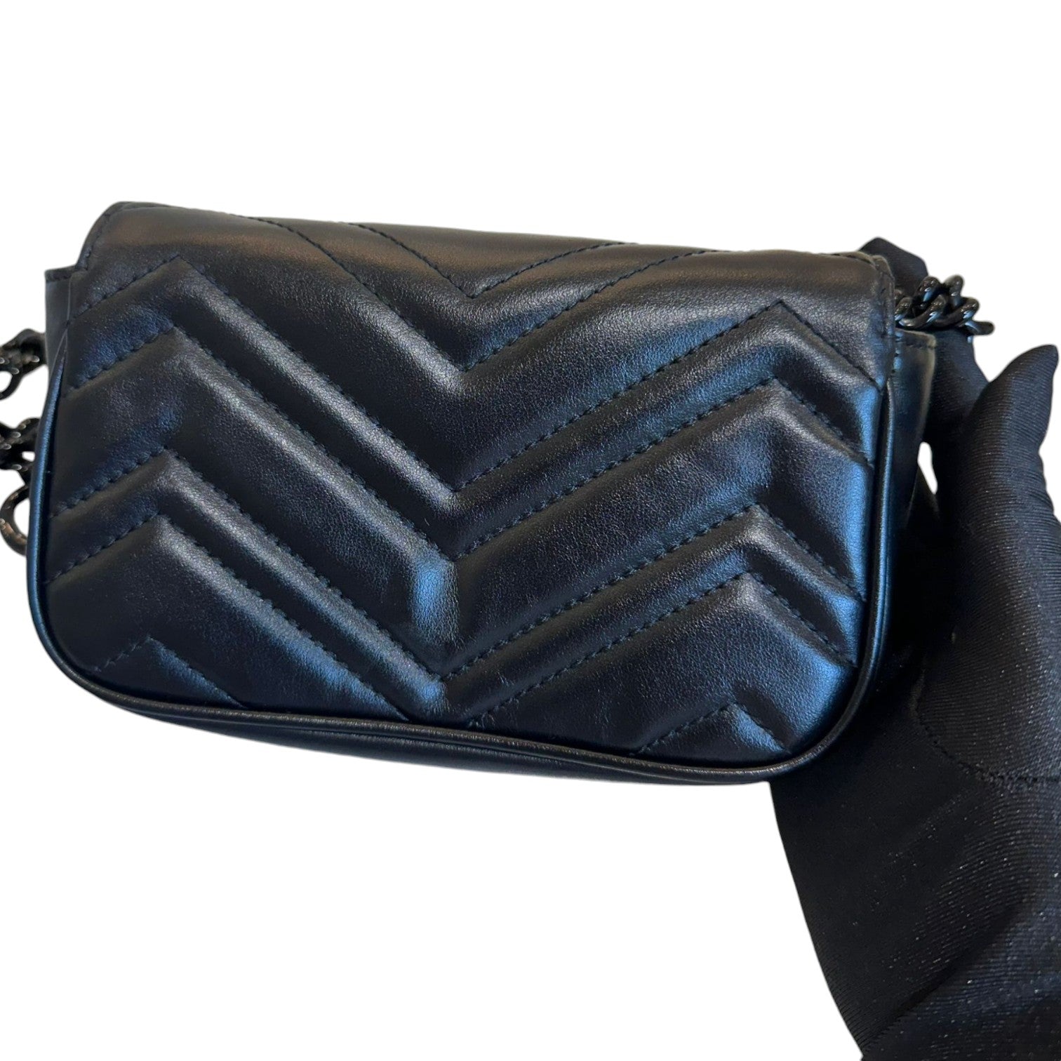Gucci Chain Leather Shoulder Bag