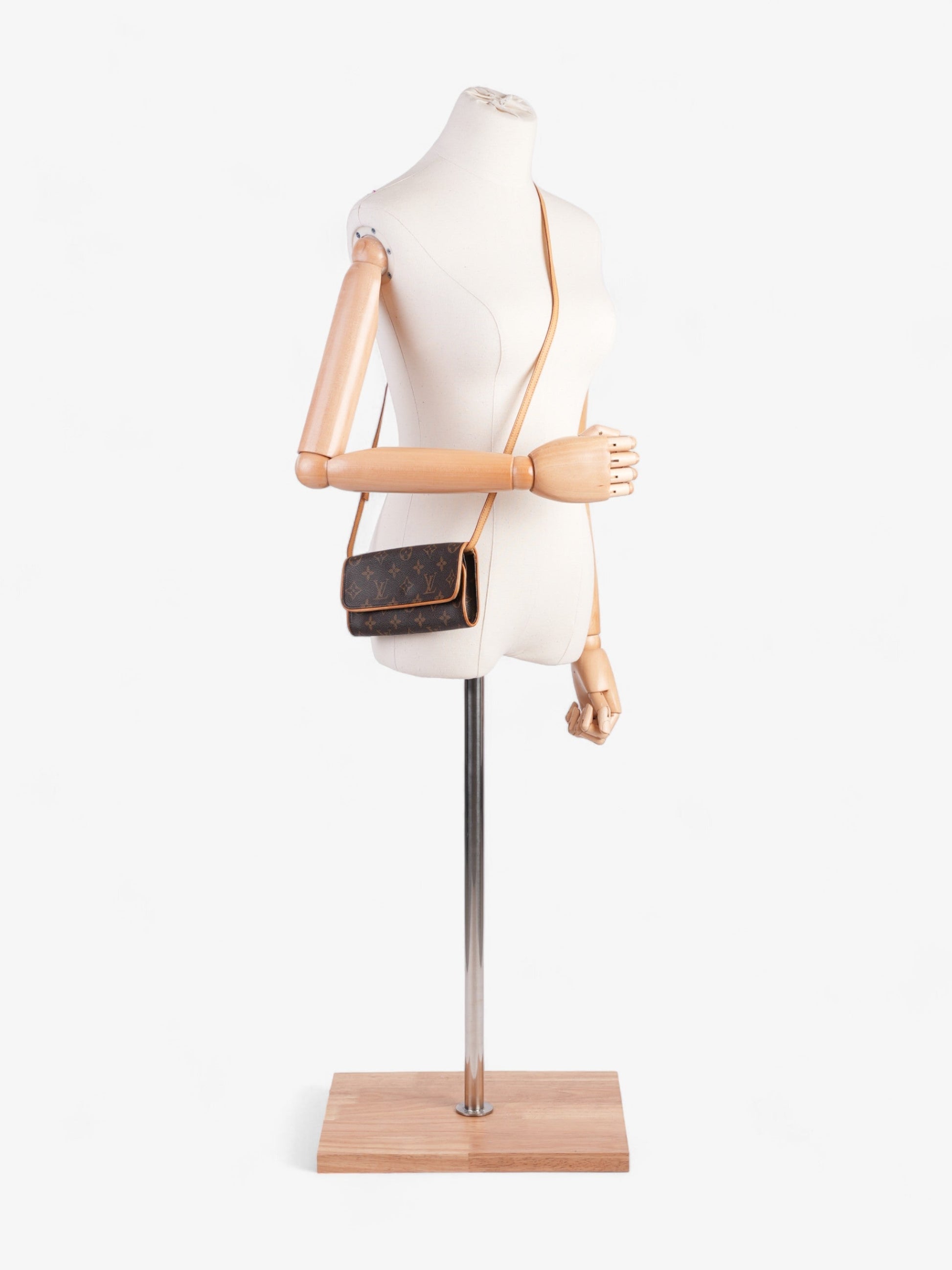 Louis Vuitton Twin Pochette Monogram Coated Canvas PM