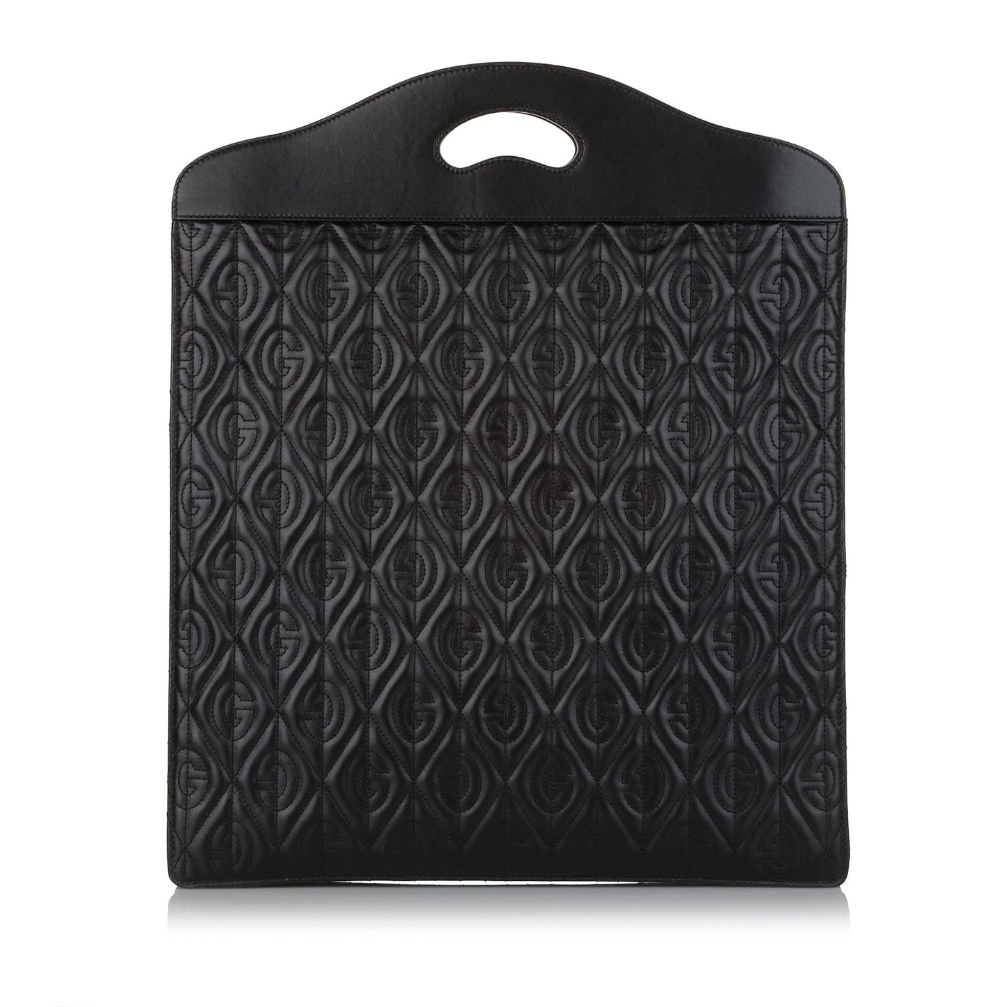 Gucci Black Leather Quilted Shoulder Bag