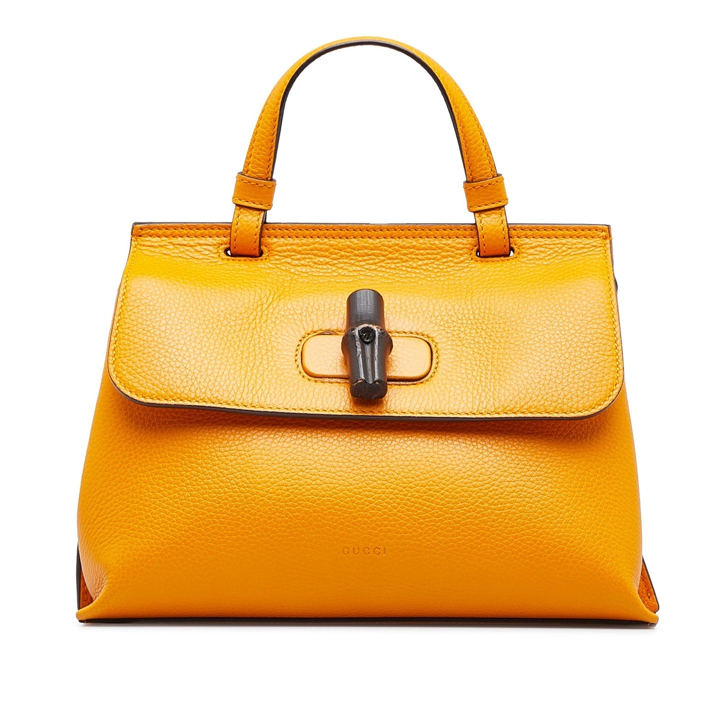 Gucci Twist Leather Top Handle Handbag