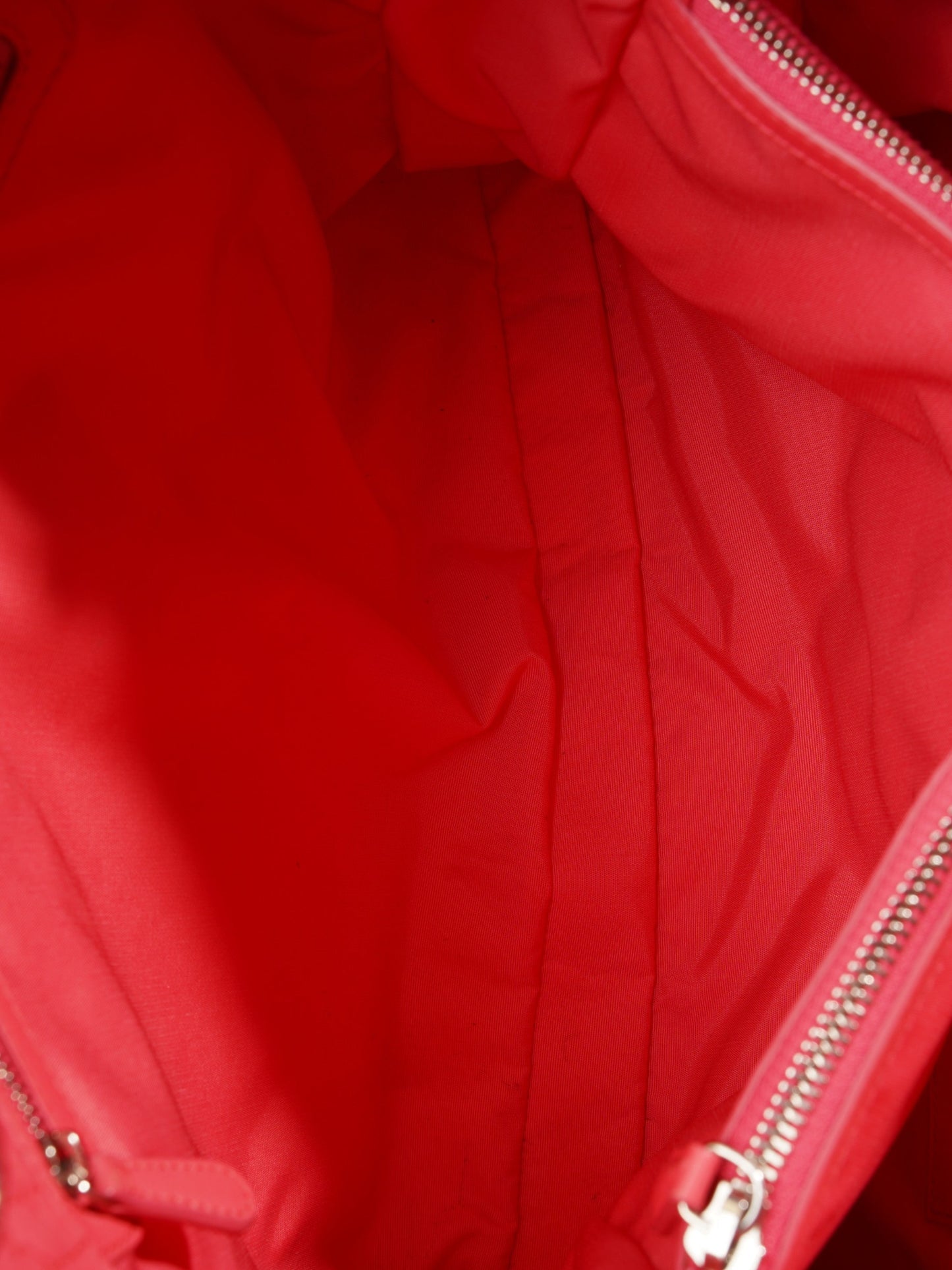 Christian Dior Cannage Tote Coral Lambskin Leather Large