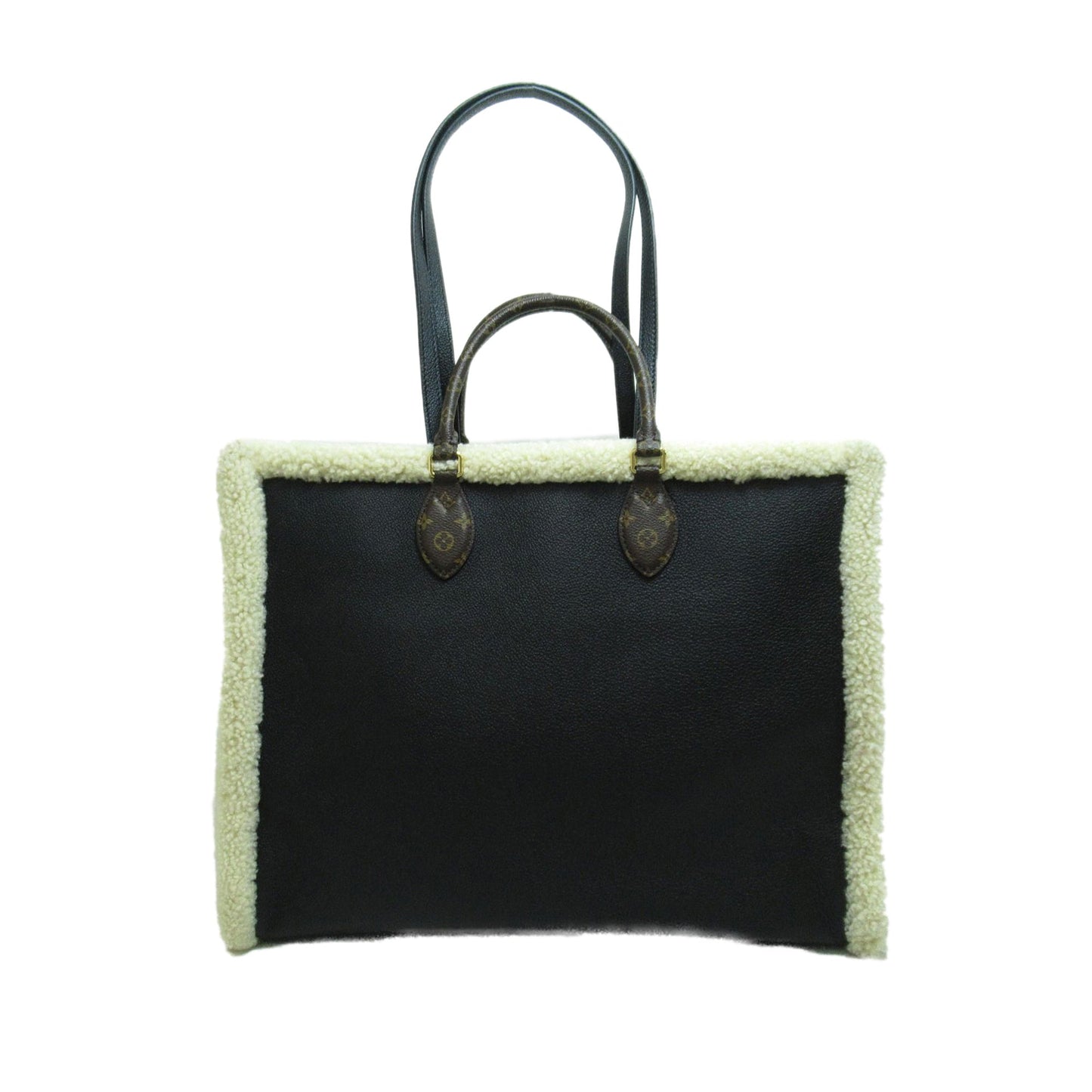 Louis Vuitton Shearling Monogram OnTheGo GM Satchel Tote