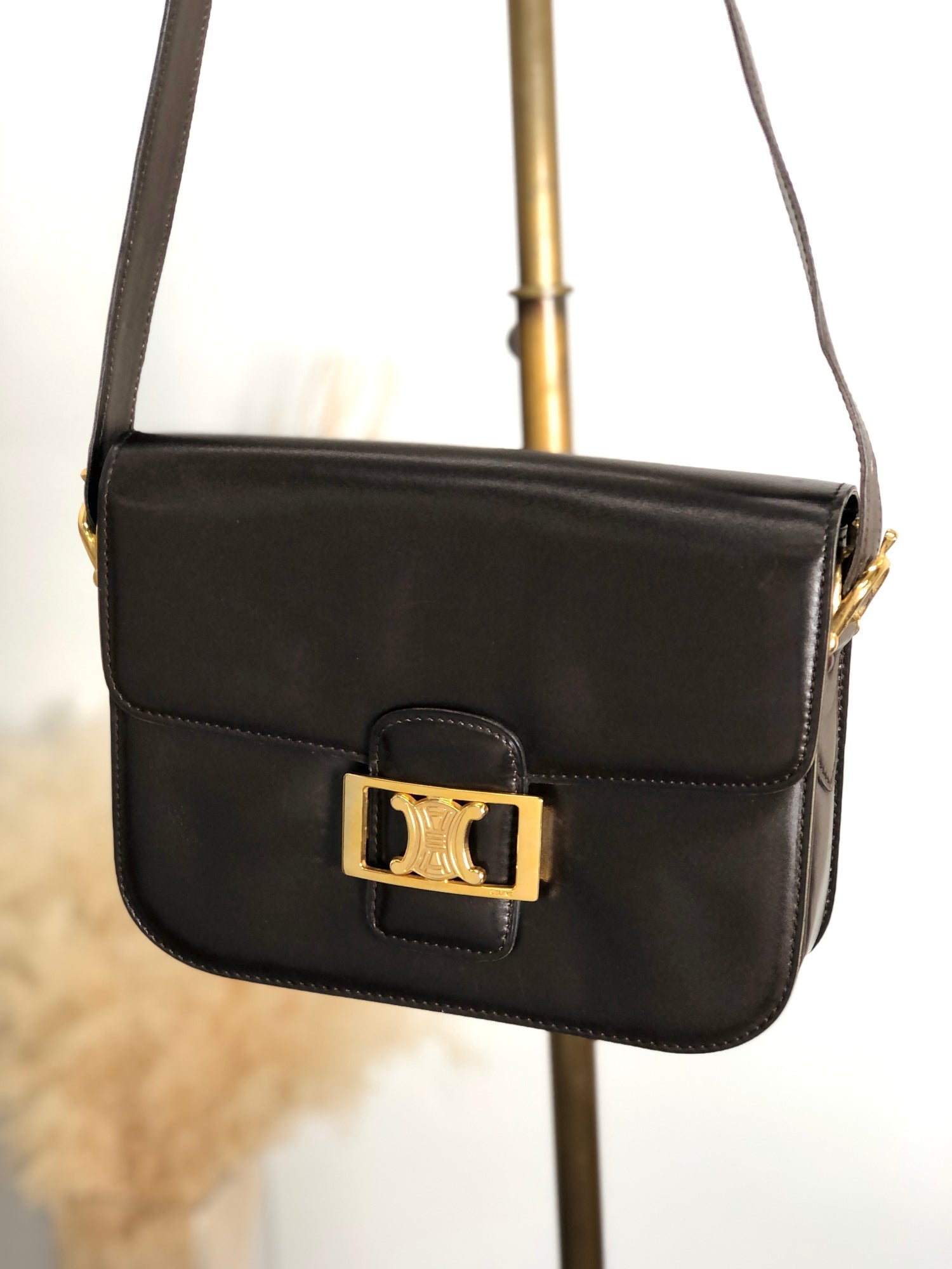 CELINE Triomphe Shoulder bag Brown xeaff4