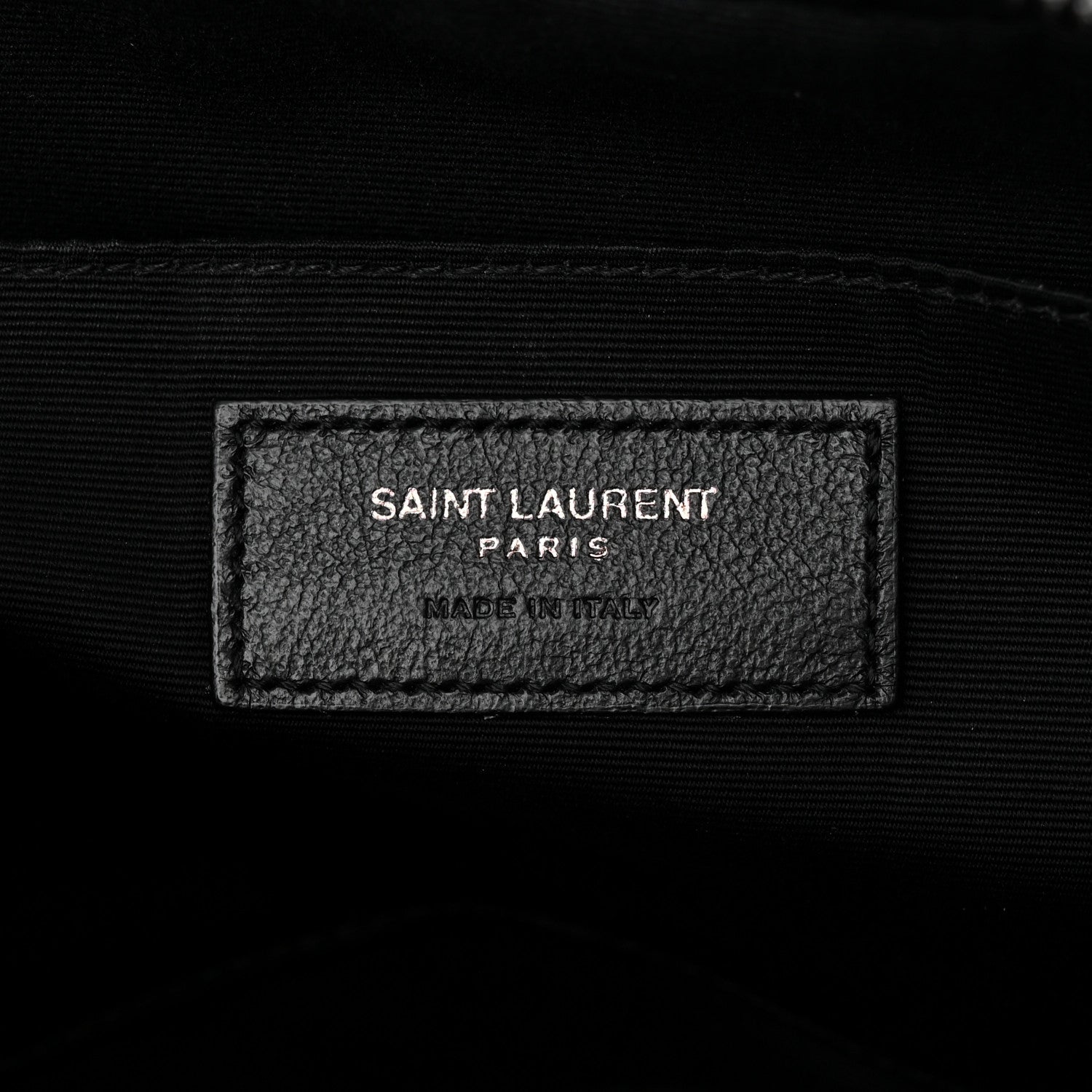 SAINT LAURENT LOU QUILTED CALFSKIN YSL CAMERA CROSSBODY BAG