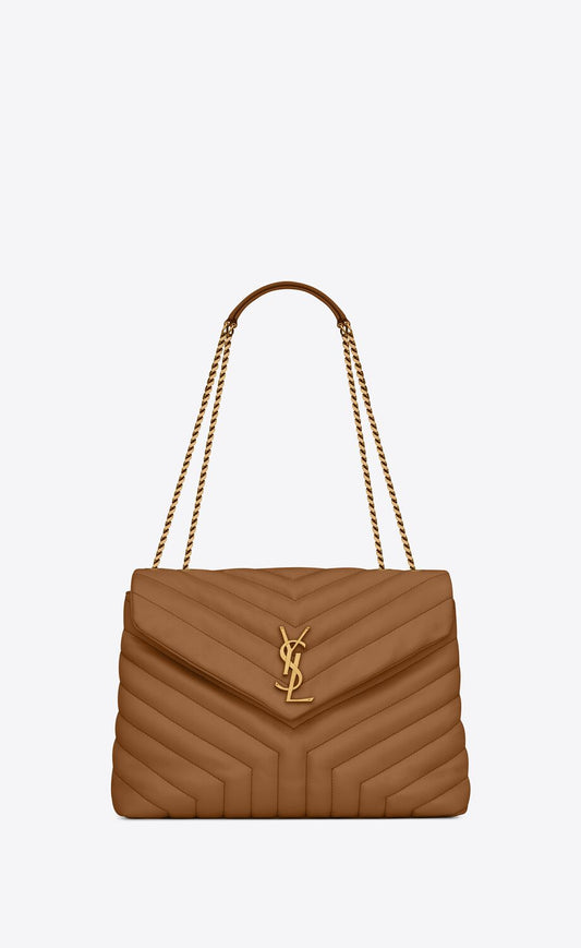 SAINT LAURENT LOULOU MEDIUM MATELASSE "Y" LEATHER BAG