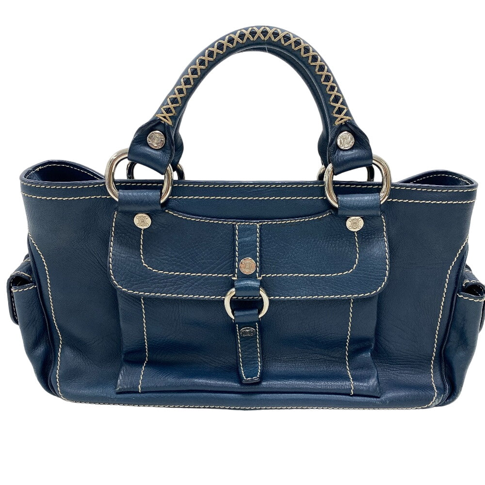 CELINE Handbag leather Navy Boogie bag Women