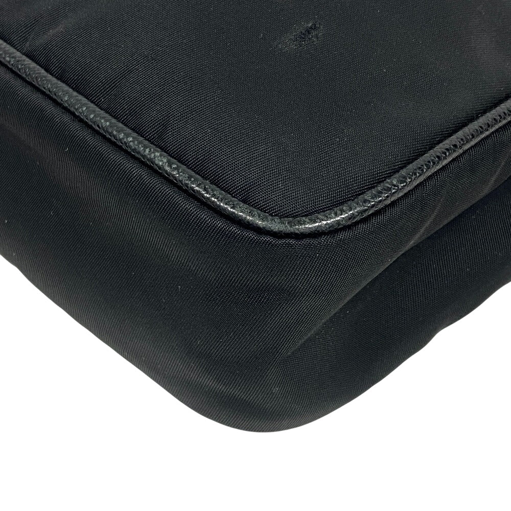 PRADA Shoulder Bag Nylon black Re-Nylon x Saffiano