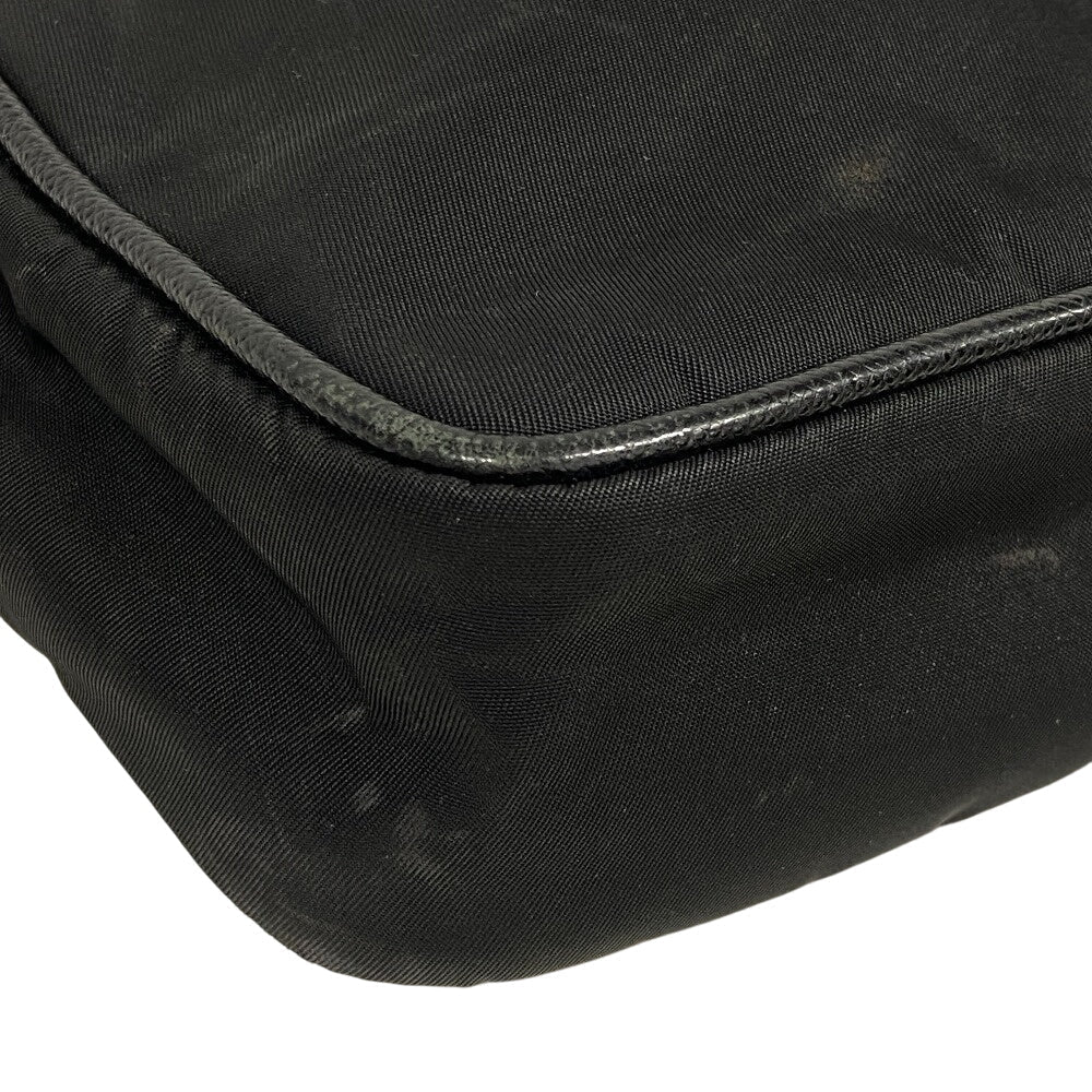 PRADA Shoulder Bag Nylon black Re-Nylon x Saffiano