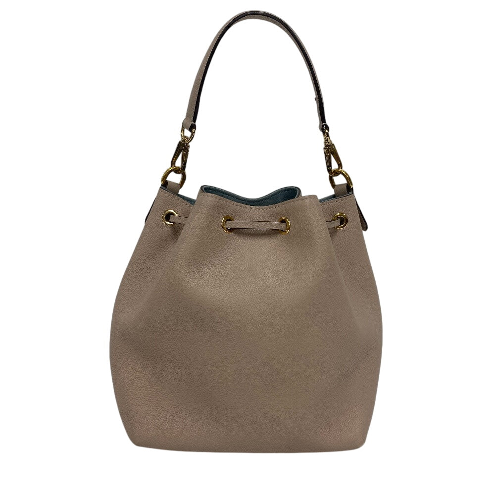LOUIS VUITTON Handbag leather beige Drawstring Shoulder Bag Rock Me BucketNV Women