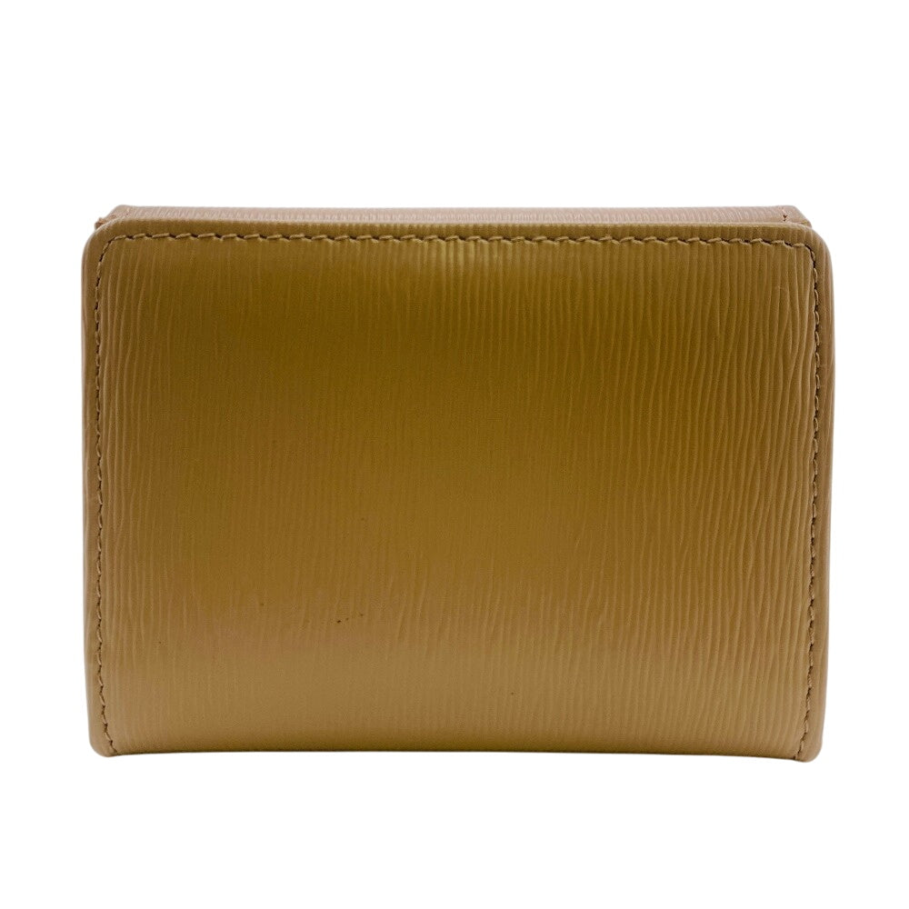 PRADA Bifold Wallet 1MH350 leather pink Compact Wallet W Hook Wallet logo Safiano Women