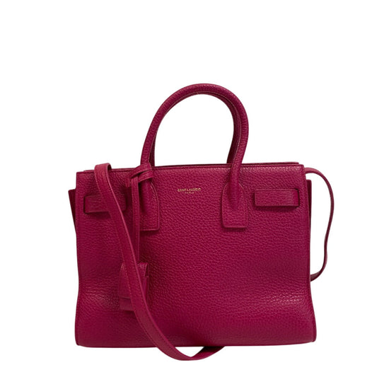 SAINT LAURENT Handbag leather pink Shoulder Bag sucked jour baby Women
