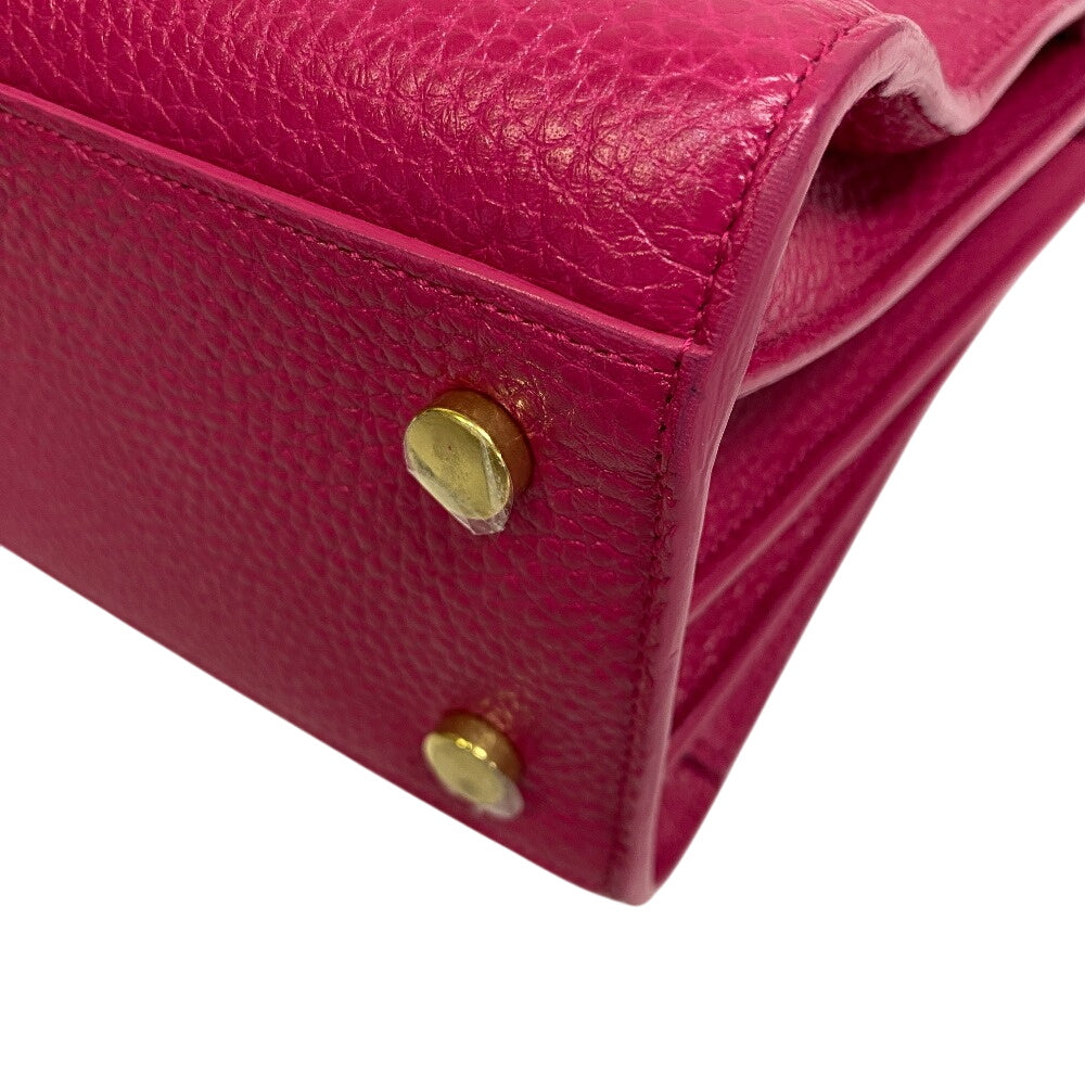 SAINT LAURENT Handbag leather pink Shoulder Bag sucked jour baby Women