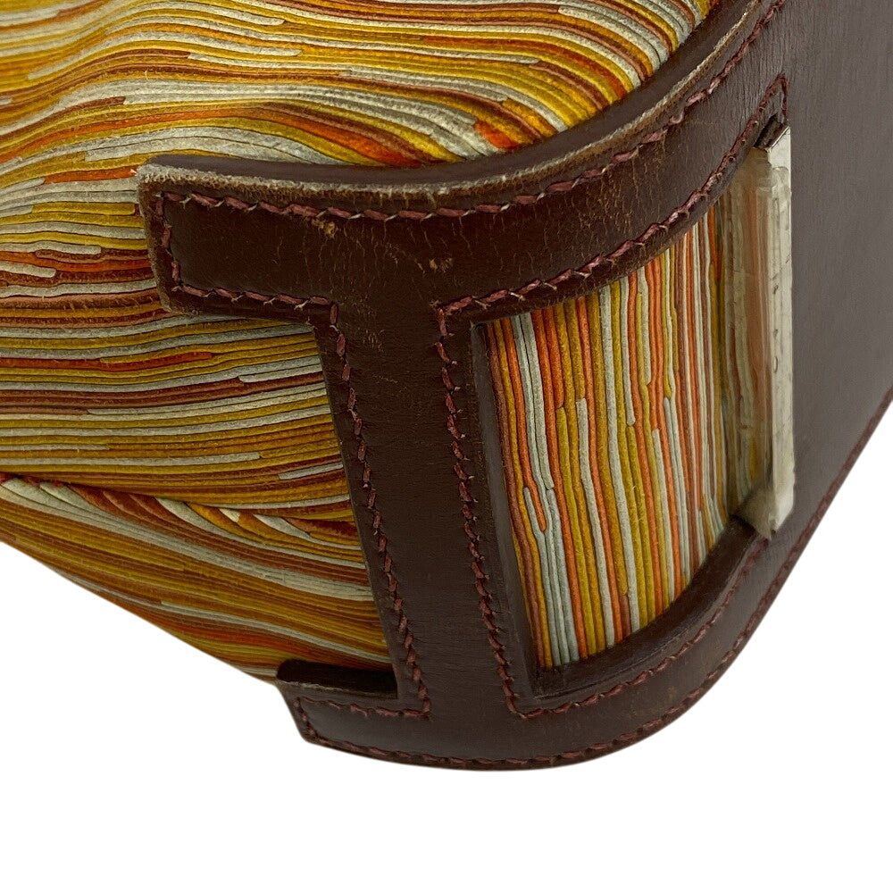 HERMES Handbag leather multicolor Vibrato Escapada Women
