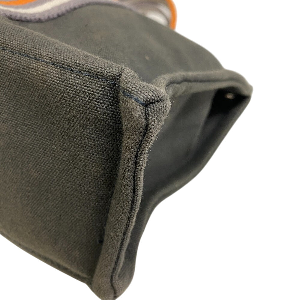 HERMES Tote Bag canvas khaki Ginza limited Fool ToePM Women