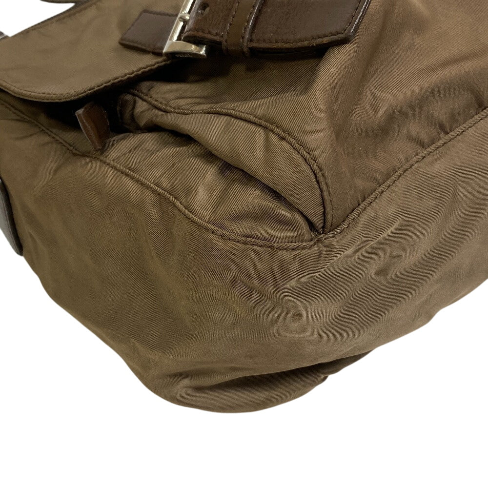 PRADA Shoulder Bag Nylon khaki Vera Messenger bag mens