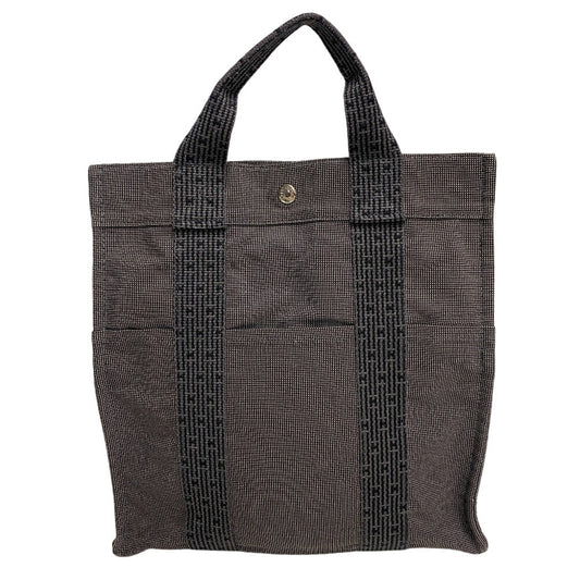 HERMES Backpack canvas black Her Line Her Line ad PM