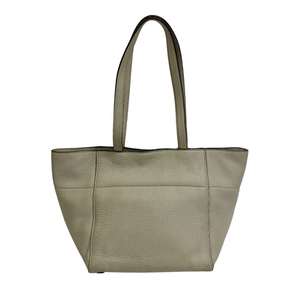 PRADA Tote Bag Calfskin white Vitello Dyno