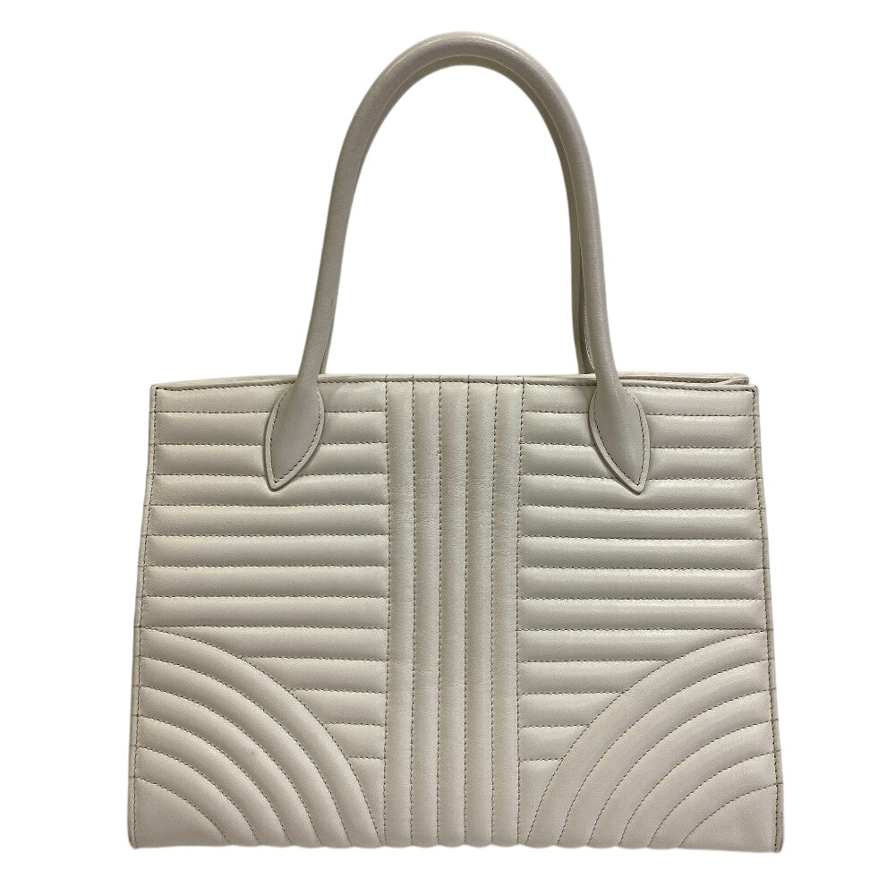 PRADA Handbag leather white Diagram