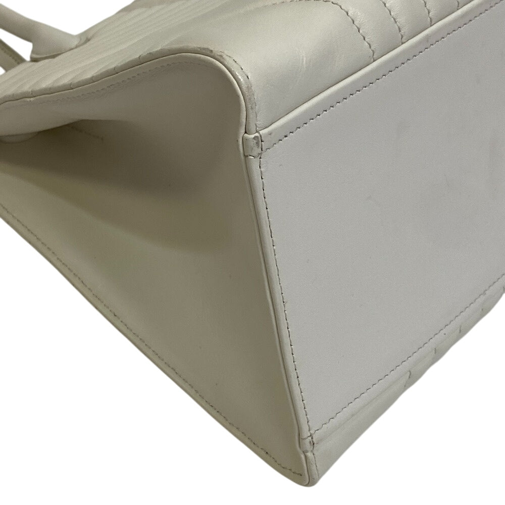 PRADA Handbag leather white Diagram