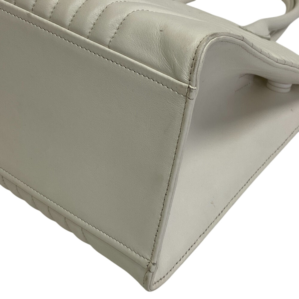 PRADA Handbag leather white Diagram