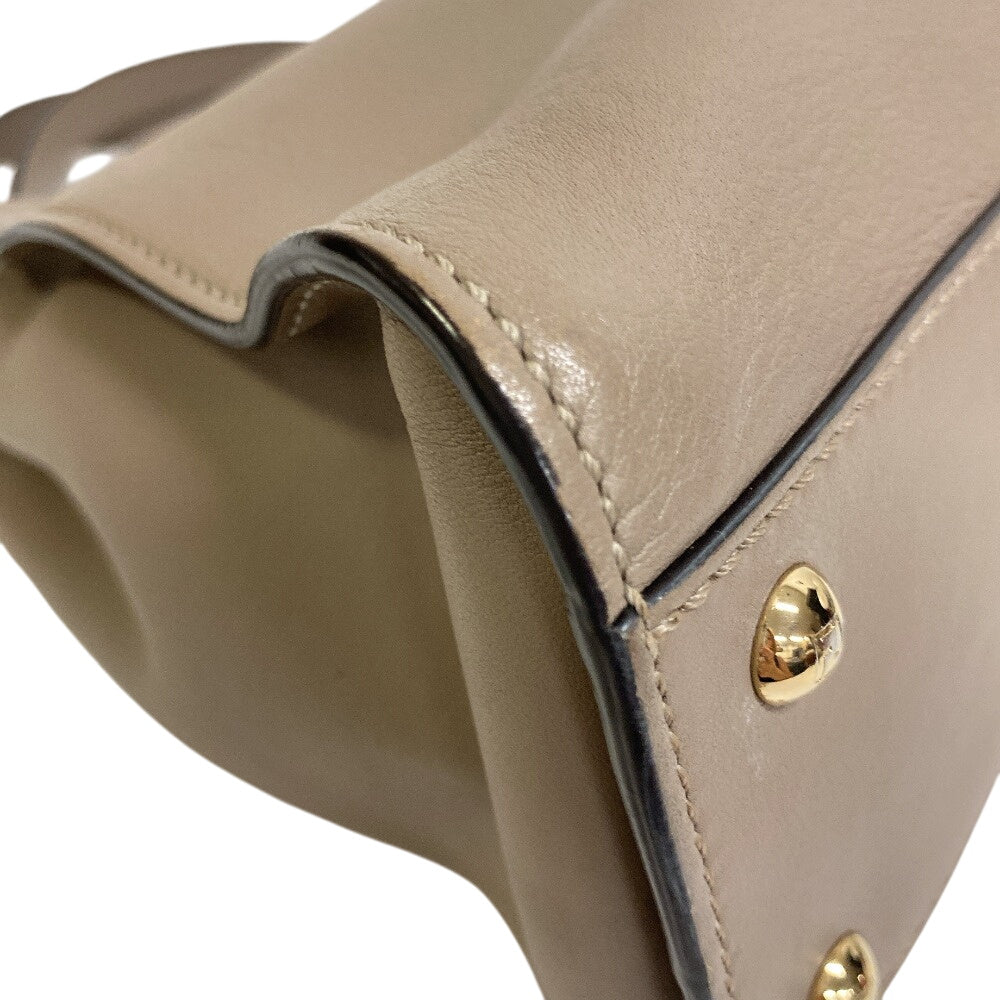 FENDI Handbag 8BN290 leather gray Peek-a-boo regular