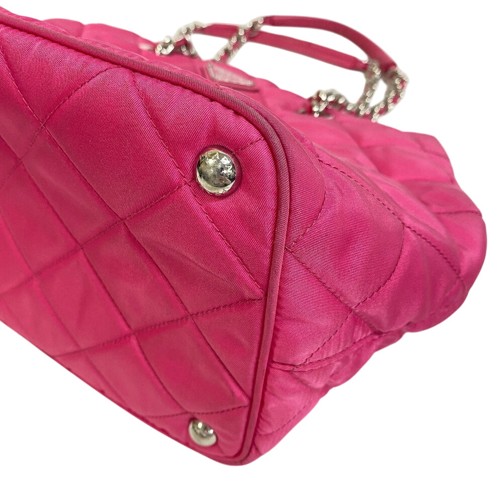 PRADA Tote Bag Nylon Fusha pink Tessuto Impuntu