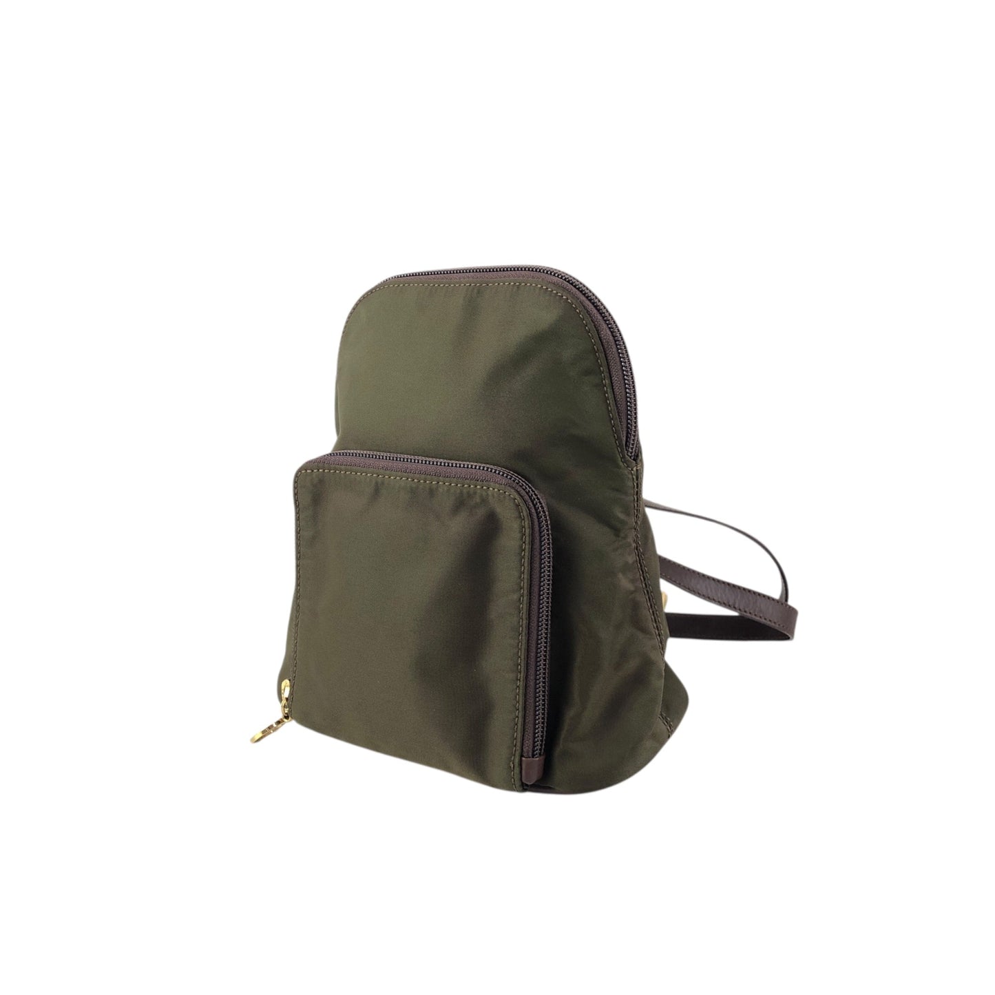 CELINE Circle Logo Backpack Khaki yubkrm