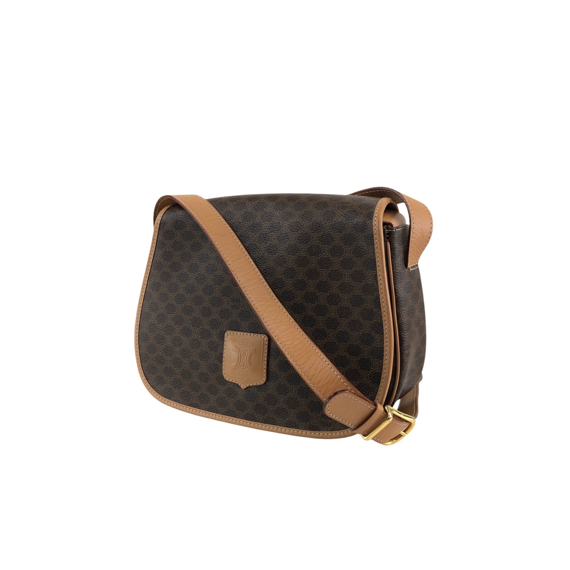 CELINE Flap Shoulder bag Brown kbjacj