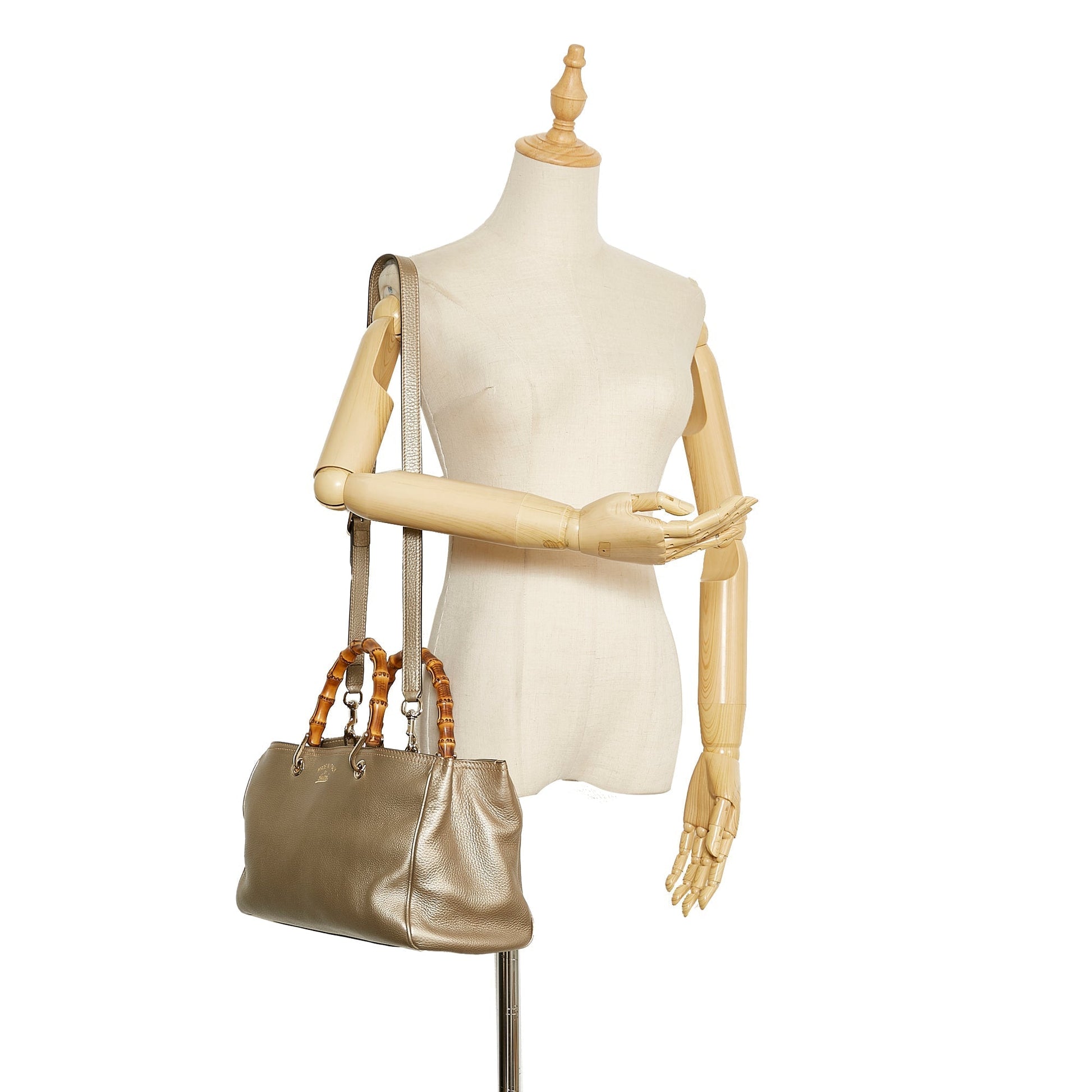 Gucci Leather Top Handle Tote