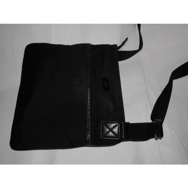 Gucci Nylon Leather Canvas Shoulder Bag