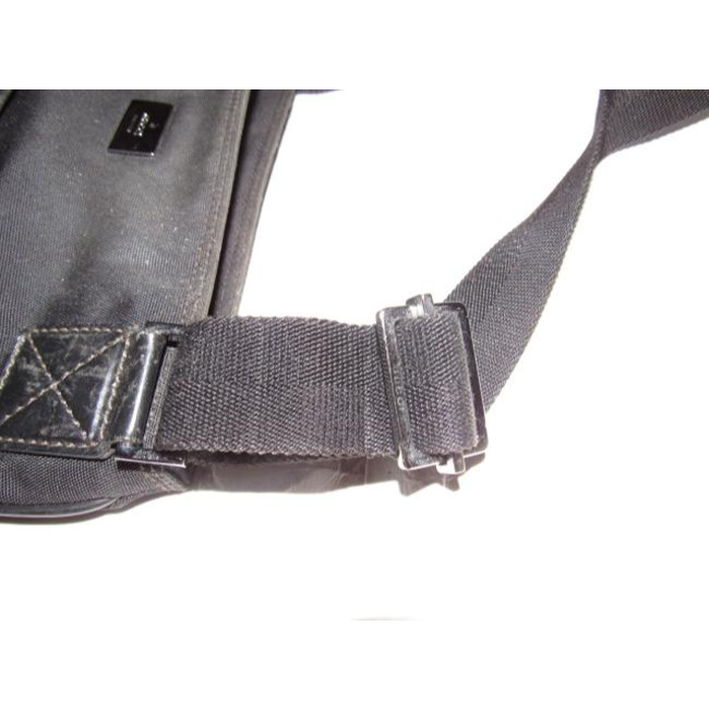 Gucci Nylon Leather Canvas Shoulder Bag