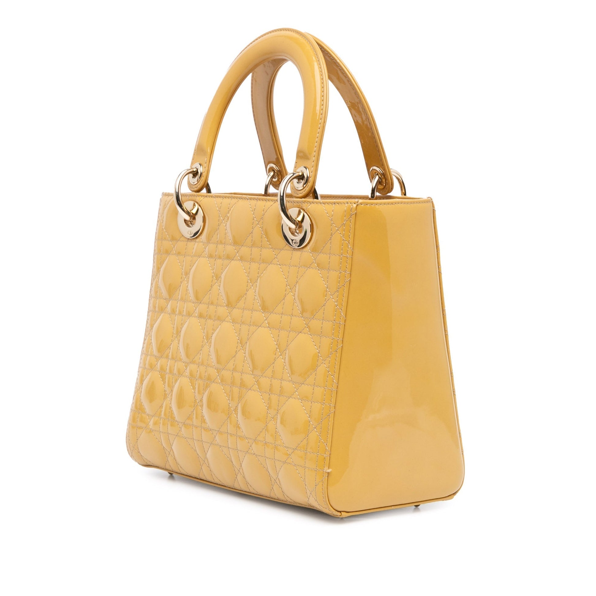 Dior Lady Dior Leather Shoulder Bag