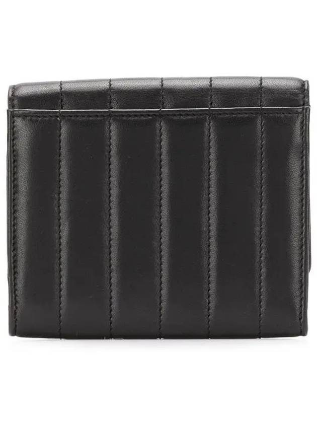 Luxury Saint Laurent Trending 2026 Vicky Small Half Wallet Black