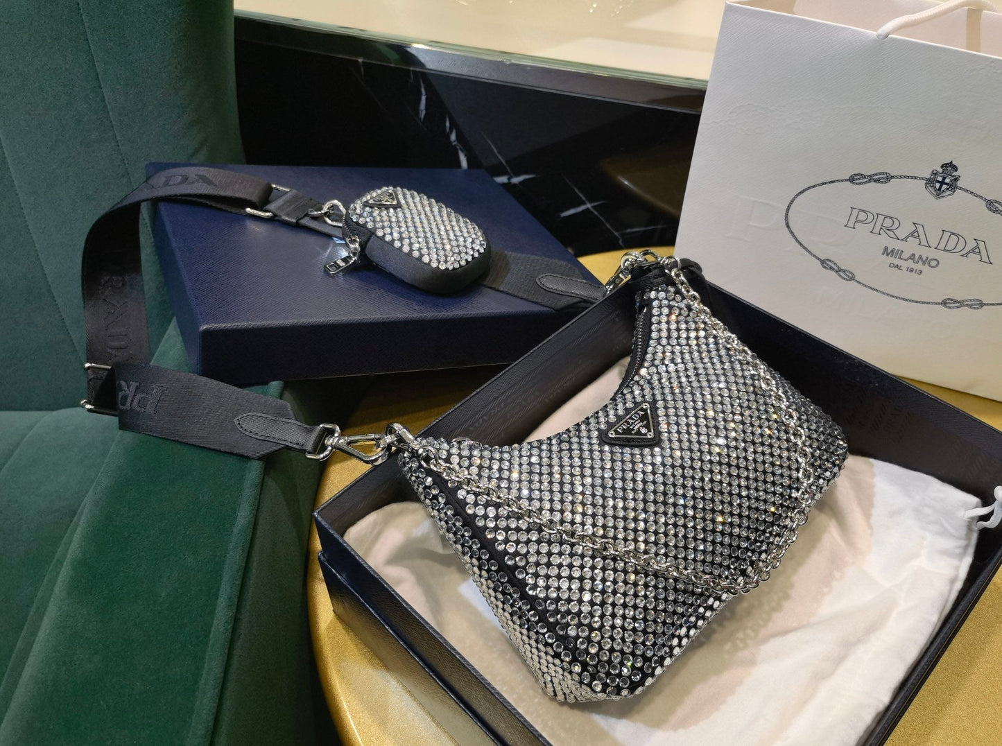 BOLSA Prada RE-EDITION Luxury Handbag